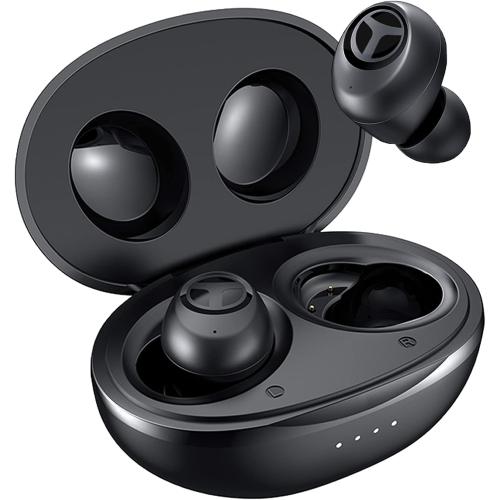 TRANYA Upgraded T10 Wireless Earbuds, 12mm Driver with Premium Deep Bass, Low Latency Game Mode, IPX7 Waterproof, Bluetooth 5.1 in Ear Headphones and Fast Charging