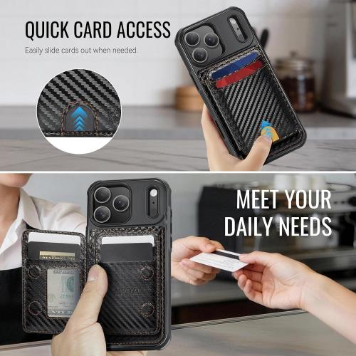 for iPhone 18 Pro Max/17 Pro Max Wallet Case Compatible with Magsafe