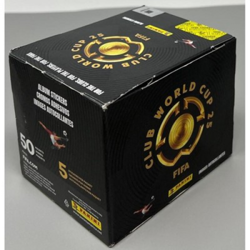 2025 Panini FIFA Club World Cup 50-Pack Soccer (Futbol) Sticker Collection Box