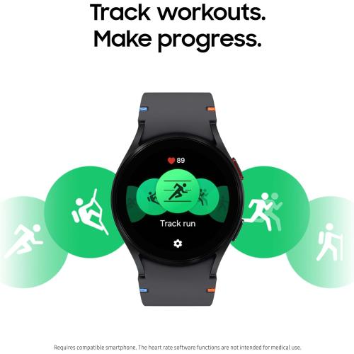 Samsung Galaxy Watch FE 40mm Bluetooth AI Smartwatch w/Fitness Tracking, BIA Sensor, Personalized HR Zones, Heart Rate Tracker, Sleep Monitor, 2024, Pink Gold [US Version, 1Yr Manufacturer Warranty]