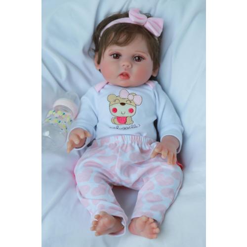 Kaydora Realistic Reborn Baby Doll - 18 Inch Doll Girl with Full Vinyl Body