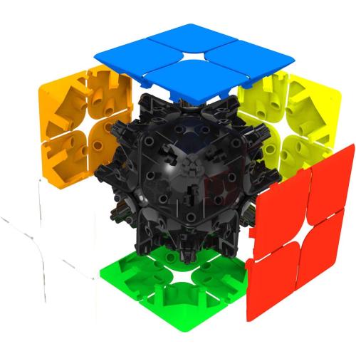 GAN 249 V2 2x2 Puzzle Cube – 49mm Stickerless Speed Cube for Kids & Teens