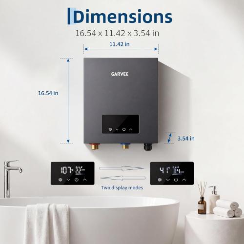 Garvee 14kW Electric Tankless Water Heater 240V Digital Instant Hot Water