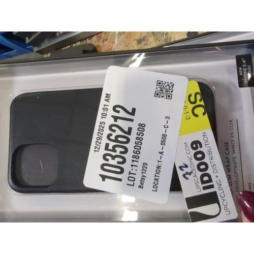 Coach Leather Slim Case for iPhone 12 mini Black