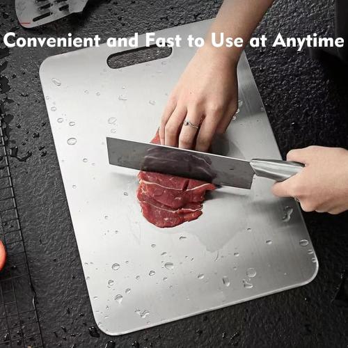 Titanium Cutting Board - 1 pack Titanium Cutting Boards for Kitchen,Double Sided Titanium Cutting Mat（S）