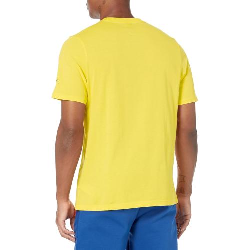 PUMA Mens Scuderia Ferrari Race Tonal Shield Crew Neck Short Sleeve Casual Tops Casual (XL)