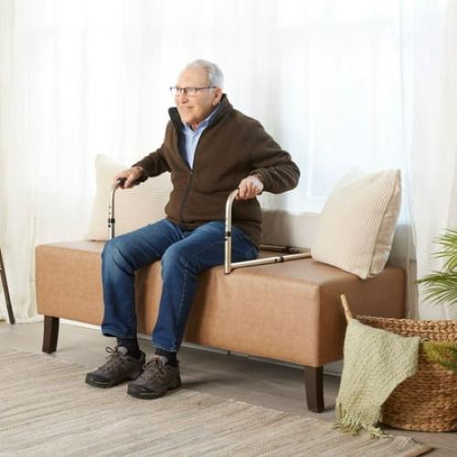 Medic Therapeutics Adjustable Standing Aid Rail for Couch & Chair