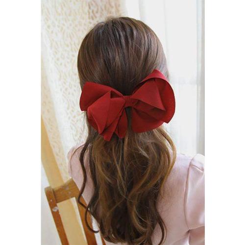 TONIFUL Burgundy Satin Ribbon 4 Inch 22yd for Gift Wrap Christmas Decor