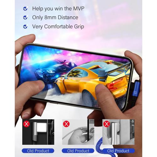 USB to USB C Cable 3.3ft 2-Pack 3.1A Fast Charging Right Angle CarPlay Cord