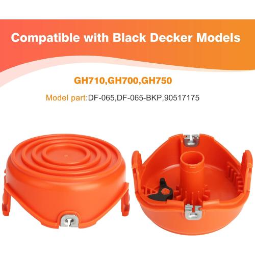THTEN RC-065-P 90517175 Spool Cover Cap Fit for Black Decker GH700 3PK