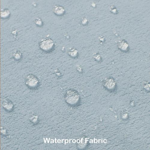 Kevin Textile Soft Waterproof Pillow Covers 12x20 Inch 2 Pack, Light Blue