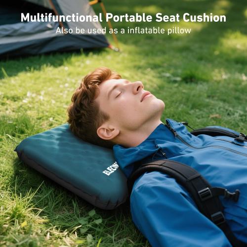 Inflatable Seat Cushion, Self Inflating Compact Stadium Seat Cushion