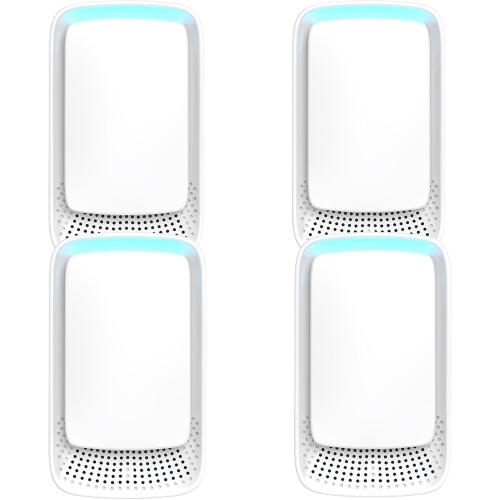 Set of 4 Negative Ion Plug in Air Purifier,Ionic Air Purifiers for Home, Bedroom, Office, Mini Portable Air ionizers for Home Plug in (4PCS)