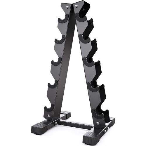 Dumbbell Rack Stand Only, Weight Rack for Dumbbells Compact A-Frame Home Gym Space Saver (480/800 LBS Weight Capacity, 2025 New Version)