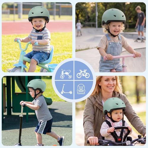 Toddler Helmet, Adjustable Kids Bike Helmet for Ages 1-3-8