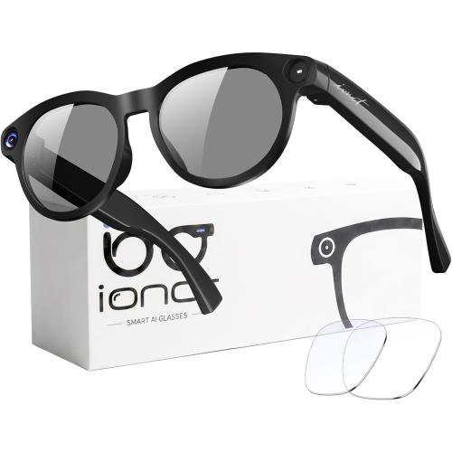 AI Smart Glasses with Camera, 4K HD Video Recording Sunglasses