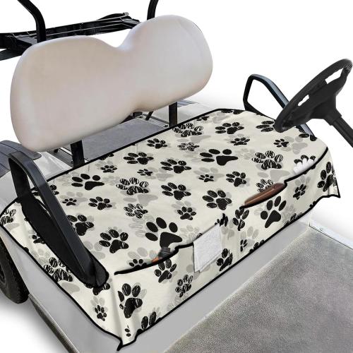 Universal Golf Cart Seat Covers for Women Men Non-Slip Golf Cart Seat Towel Blanket Golf Cart Accessories