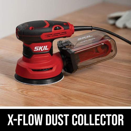 SKIL 120 Volts 2.8-Amp Variable Random Orbital Corded Sander with Dust Management