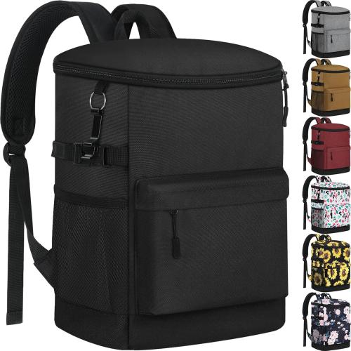 Cooler Backpack 33 Cans Backpack Coolers Insulated Leak Proof Soft Beach Cooler Bag for Men Women Ice Chest Backpack Camping Hiking Picnic Travel Cooler Lunch Backpack