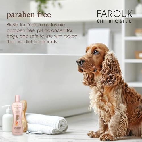 BioSilk Irresistible Dog Shampoo and Conditioner, Jasmine Honey, 12 Fl Oz