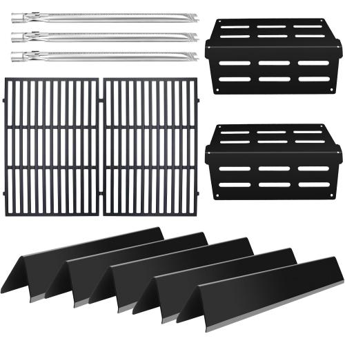 Genesis Grill Parts Flavorizer Bars for Weber Genesis 300 Series, Genesis E310 E320 E330 S310 S320 S330 Grill with Front-Mounted Control,7622 Heat Deflectors,62752 Gril Burners and 7524 Grill Grate