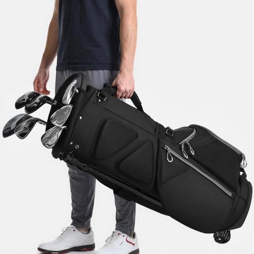 GoHimal Lightweight 14-Way Golf Stand Bag for Men & Women | Durable Club Bag, Dual Straps, Multiple Pockets, Rain Hood Included