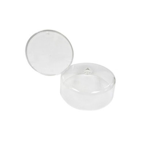 12 Plastic Cake Tray with Lid - Room Essentials™: BPA-Free Round Dessert & Bakery Tray, Dishwasher-Safe, Clear ‼️ doesn’t come with knob on the lid‼️with stains