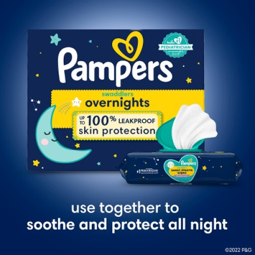 Pampers Swaddlers Overnight Diapers Super Pack - Size 7 - 36ct