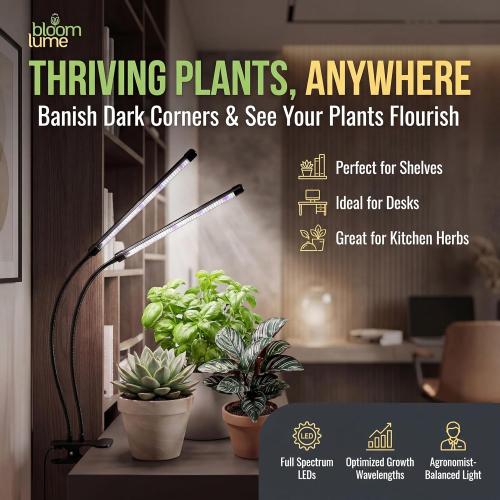 Bloom Lume LED Grow Lights for Indoor Plants Full Spectrum 6000K -