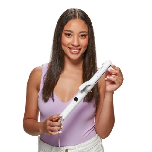 Color White and purple Conair Style Chemistry Flat Iron Attachment For Use With Style Chemistry Starter Kit Power Handle - 1