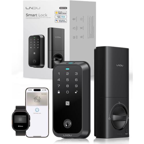 WiFi Smart Lock HomeKey Keyless Entry Door Lock Fingerprint Deadbolt