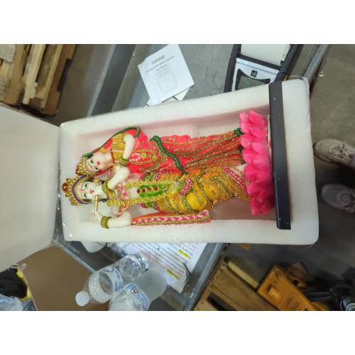 eSplanade Resin Radha Krishna on Sofa Murti Idol Statue Sculpture