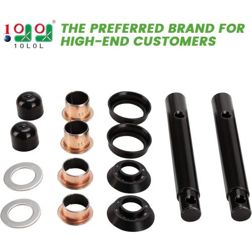 10L0L Golf Cart Steering Knuckle Kingpin and Bushing Kit for Yamaha G2/G8/G9/G14/G16/G19/G20 ,OEM:J55-F3516-00 90384-15826 90201-156J2 J38-23527-00