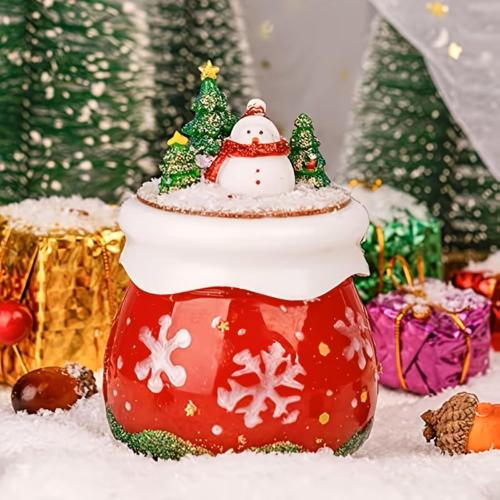 1 Set Jar Resin Silicone Molds with Lid, Epoxy Casting Molds for Storage Bottle, Candle Holder, Candy Container, Flower Pot DIY Craft