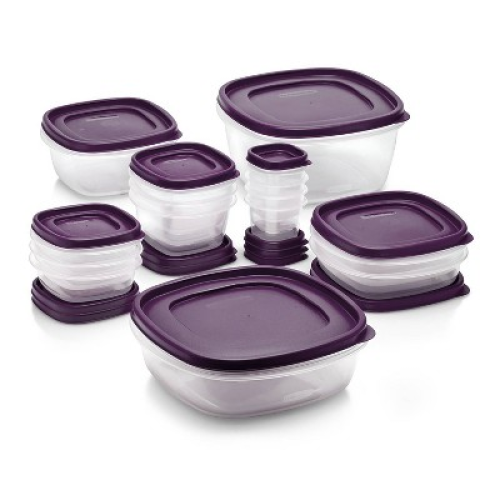 Rubbermaid 30pc Easy Find Lids Amethyst