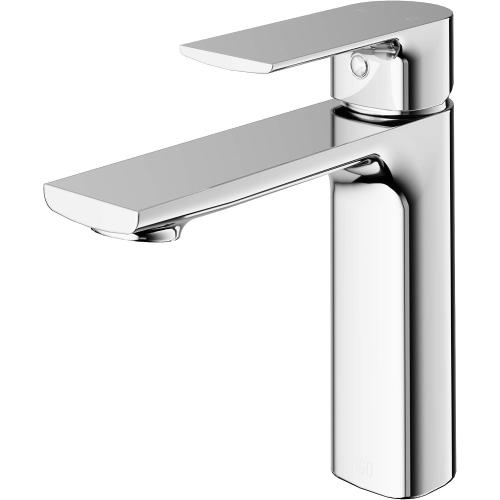 VIGO Davidson 6'' H Single Handle Single-Hole Bathroom Faucet in Chrome-VG01043CH