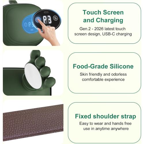Human-Like Neck Massager with Heat for Pain Relief Deep Tissue, Cordless 4D Kneading Neck and Shoulder Massager with Bionic Fingers Massage and Screen, Ideal Gifts for Women Men