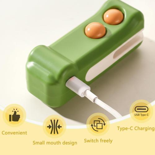 2 in 1 Mini Bag Sealer with Cutter and Magnet