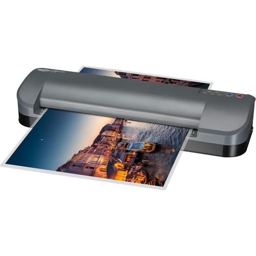 SINCHI 13-Inch Thermal Laminator & Foil Applicator, 3–10 Mil, 4-Roller, 55s Warm-Up, 18 seconds/page, Auto Shutoff, Commercial-Grade Laminating Machine with 10 Pouches for Office, School, Crafts & DIY