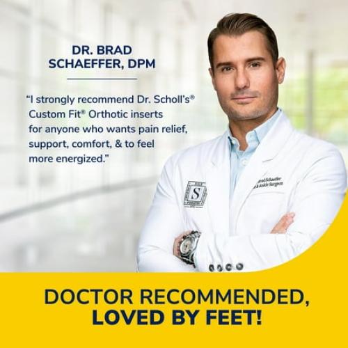 Dr. Scholl’s® Custom Fit® Foot Orthotics 3/4 Length Inserts, CF 440, Immediate All-Day Pain Relief