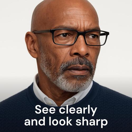 Gaoye  0.5 Reading Glasses Men - Blue Light Blocking Lenses, TR90 Frames, UV400 - Eyeglasses with Clear Vision
