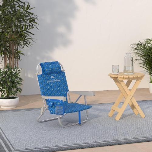 Tommy Bahama 2020 Backpack Cooler Chair with Storage Pouch and Towel Bar