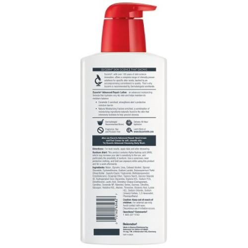 Eucerin Advanced Repair Unscented Body Lotion for Dry Skin - 16.9 fl oz