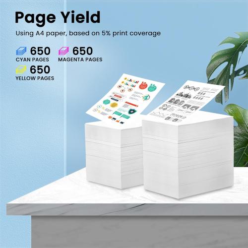 Remanufactured Replacement for Epson 410 color Ink Cartridge 410XL 3 Pack