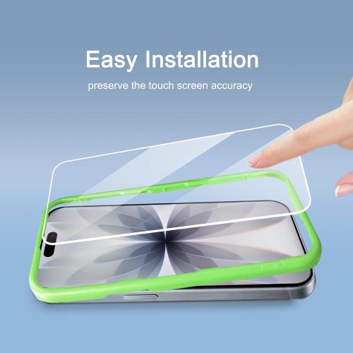 Ailun 3 Pack Screen Protector for iPhone 17 [6.3 inch]   3 Pack Camera Lens Protector with Installation Frame,Dynamic Island Compatible,Case Friendly Tempered Glass[Not for iPhone 17 Pro/Pro Max/Air]