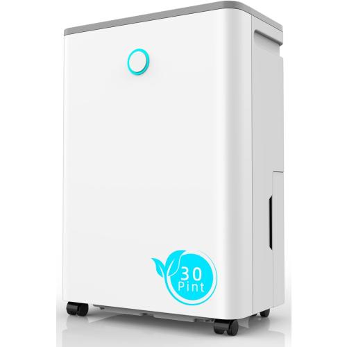Dehumidifiers for Home, 30 Pint Dehumidifier for Basement with Drain Hose
