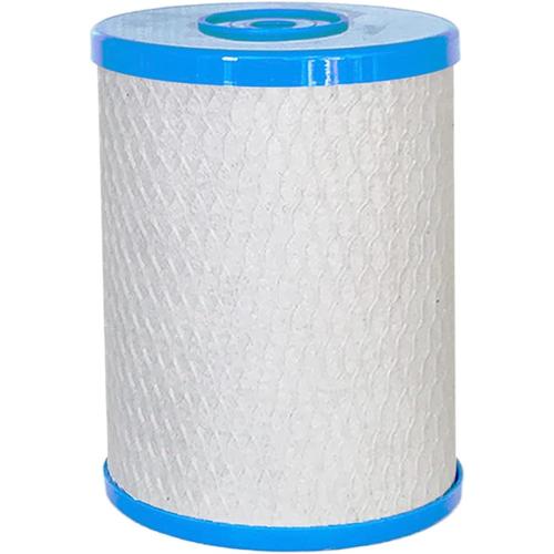 Replacement Water Filter Compatible with CB6 Carbon Block Filters for MP and MPC System, 0.5 Micron with 1/4 Female NPT, 4.5 Diameter, 6.5 Height, 1 PACK