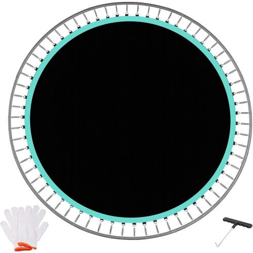 Trampoline Replacement Mat for 12/14/15FT Fit 72/84/96V Use 5.3-9.0 Springs