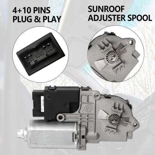 Sunroof Motor Compatible with Ford Explorer 2011-2017 Sport Utility Moonroof Motor Part# BB5Z-15790-A BB5Z15790A BB5Z15790D