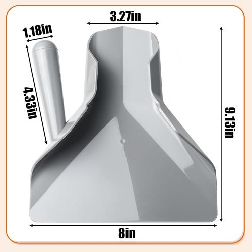 Freeze Dryer Scoop, for Large HR Home Freeze Dryer Trays, Durable Food-Safe Scoop for Freezer Dried Foods Handling, Easier to Dispense, Repackage and Transfer (Fit Large Tray)